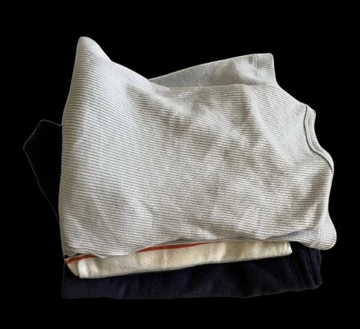 Folded clothes